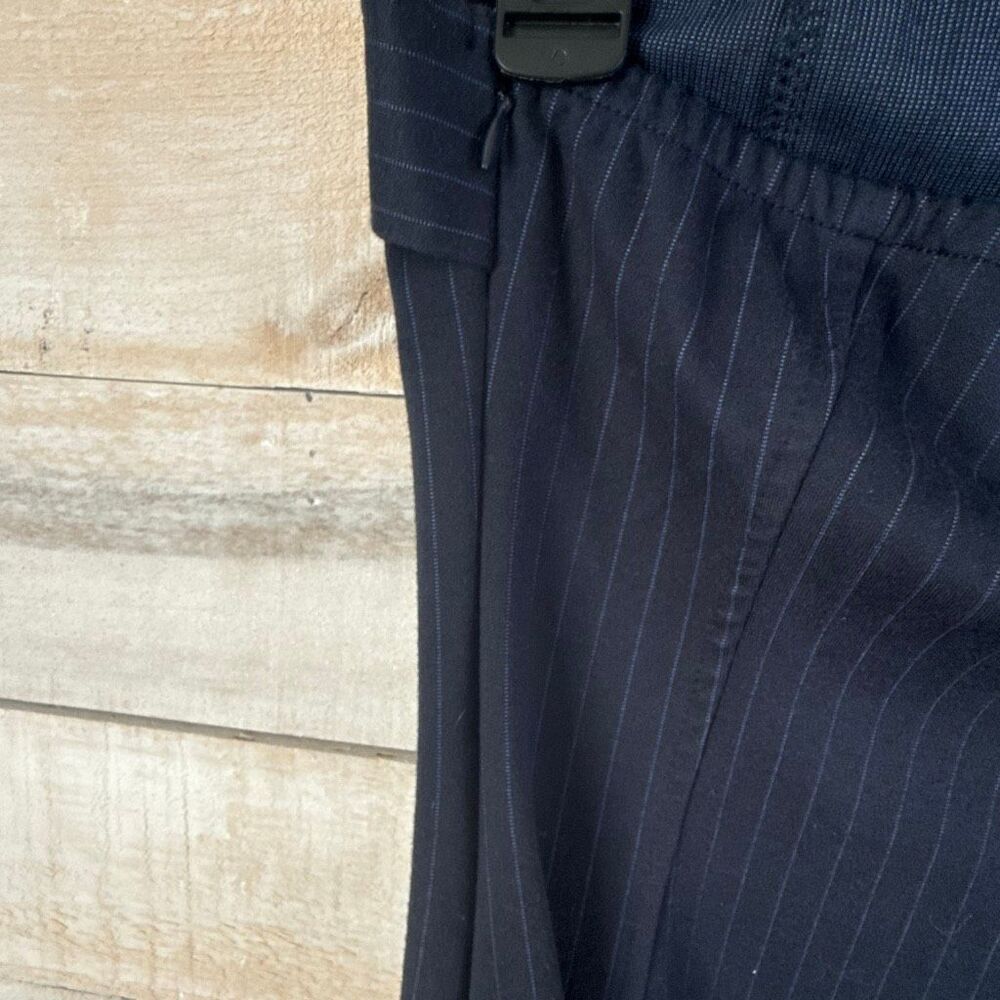 Wild Fable Navy Pinstripe Strapless Mini Dress Size S - Picture 6 of 7